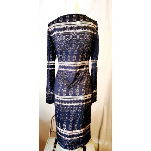 Ladies Navy Blue Dress Size Small - Picture 3 of 4